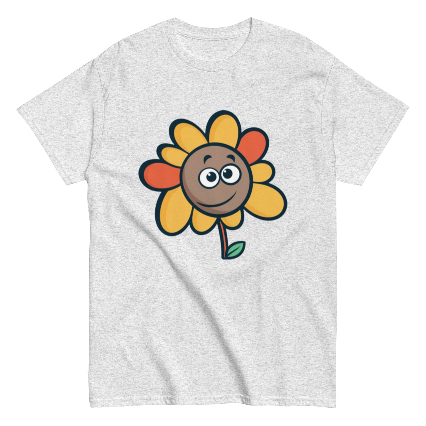Colorful Animated Flower T-Shirt | Playful and Unique Design