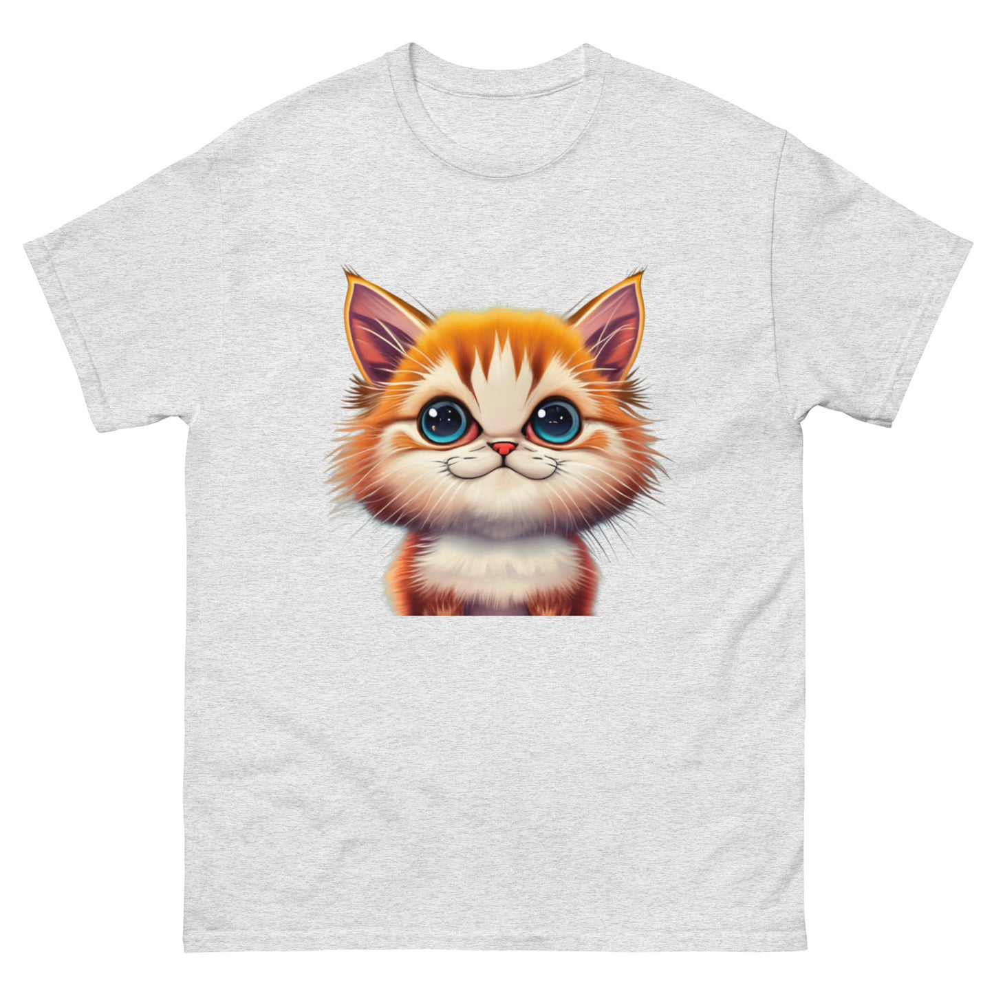 Cute Animated Cat T-Shirt | Playful Unique Design