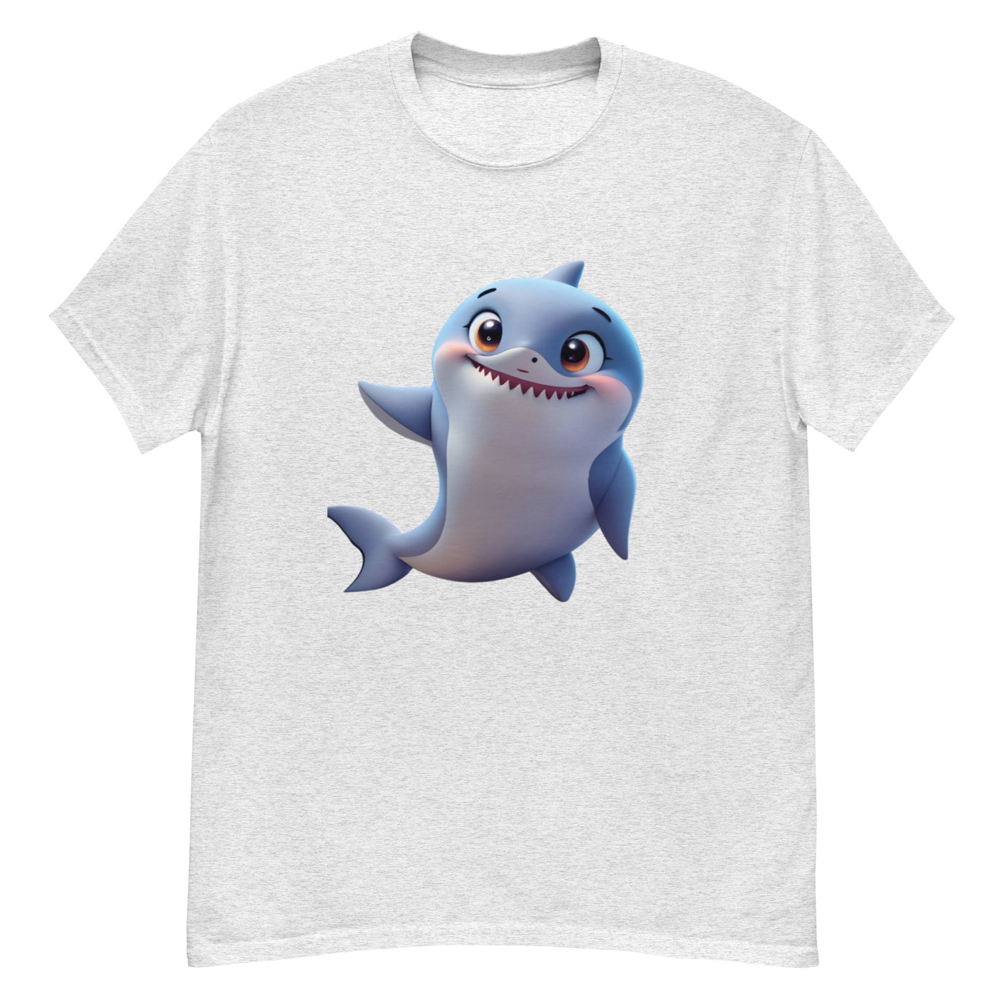 Animated Shark T-shirt in Cotton - Uniquely Designed