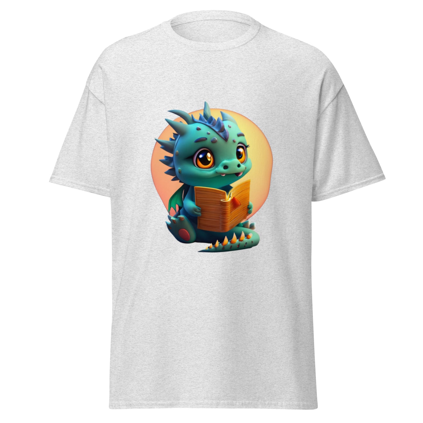 T-shirt Dragon with Book