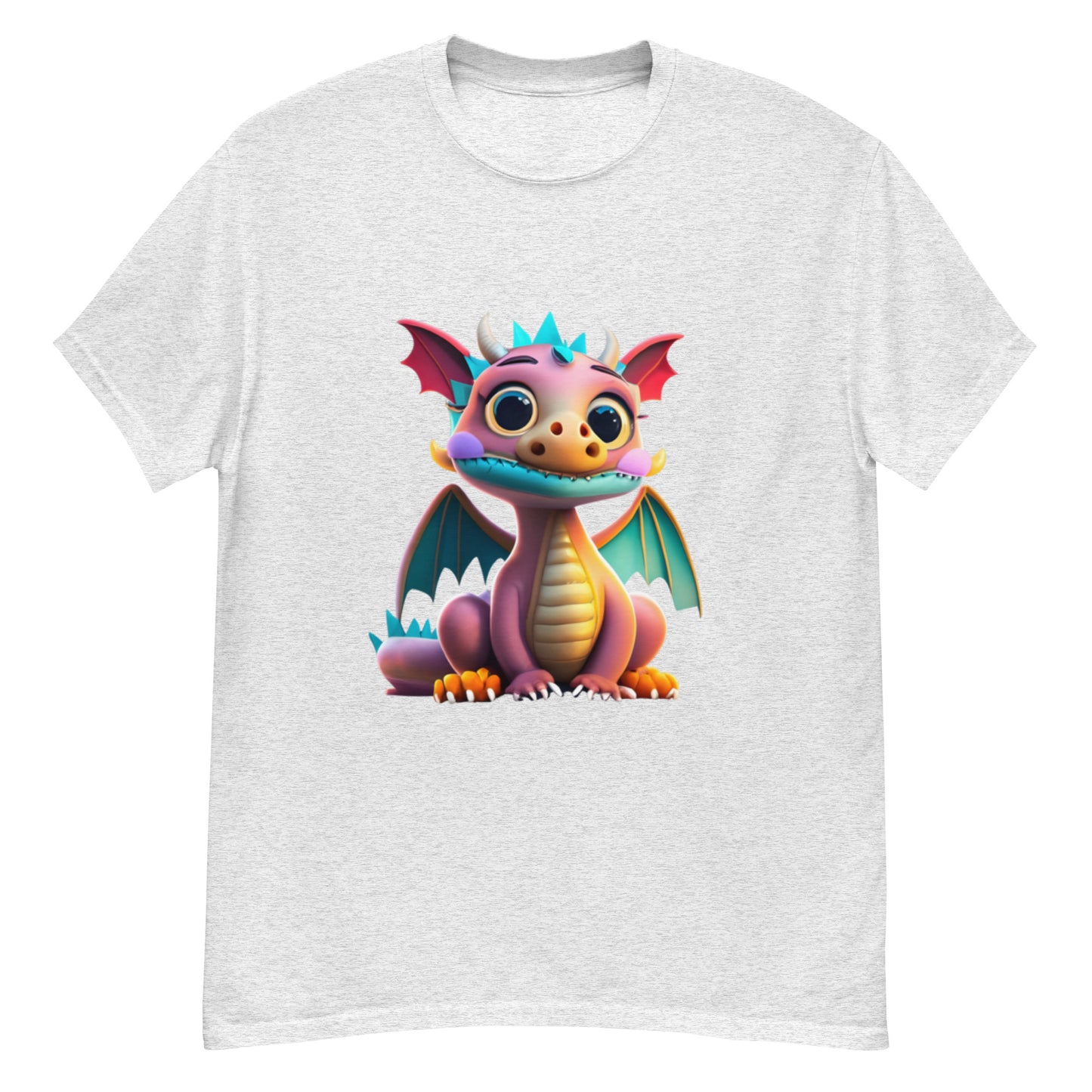 Rosa Drak-T-shirt