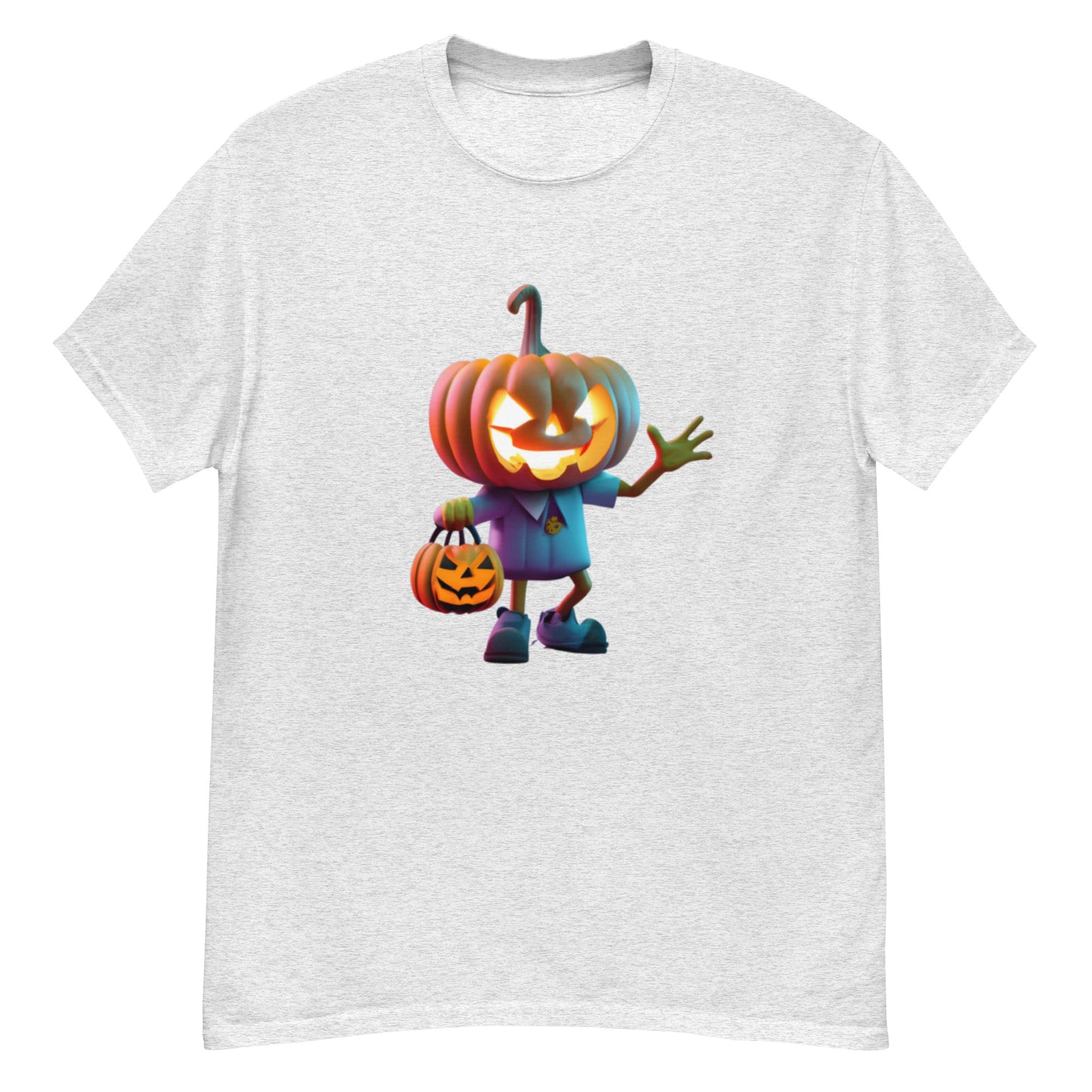 Stilren Halloween T-shirt med Halloween Gubbe
