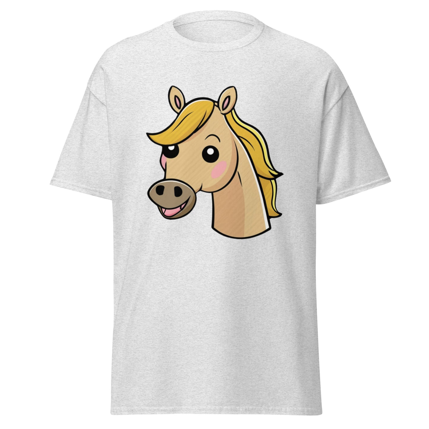Elegant T-shirt with horse motif