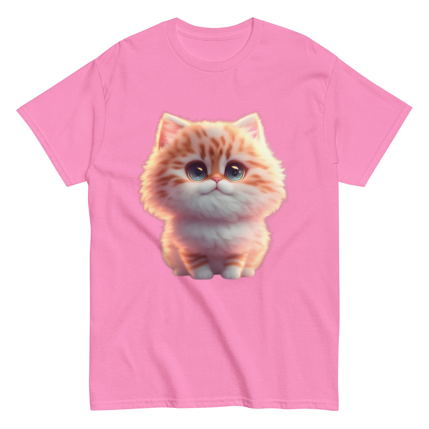 T-shirt with Animated Cat