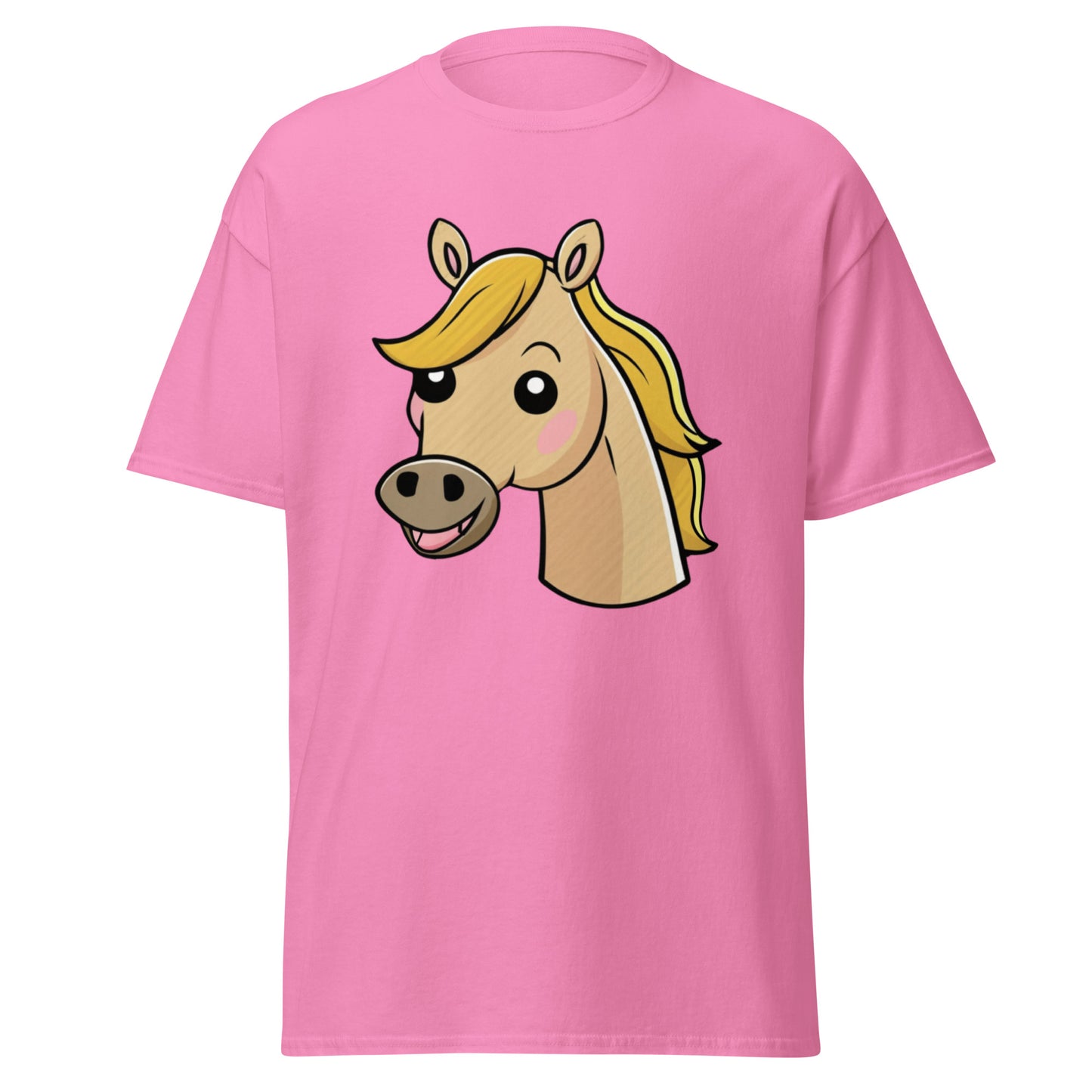 Elegant T-shirt with horse motif