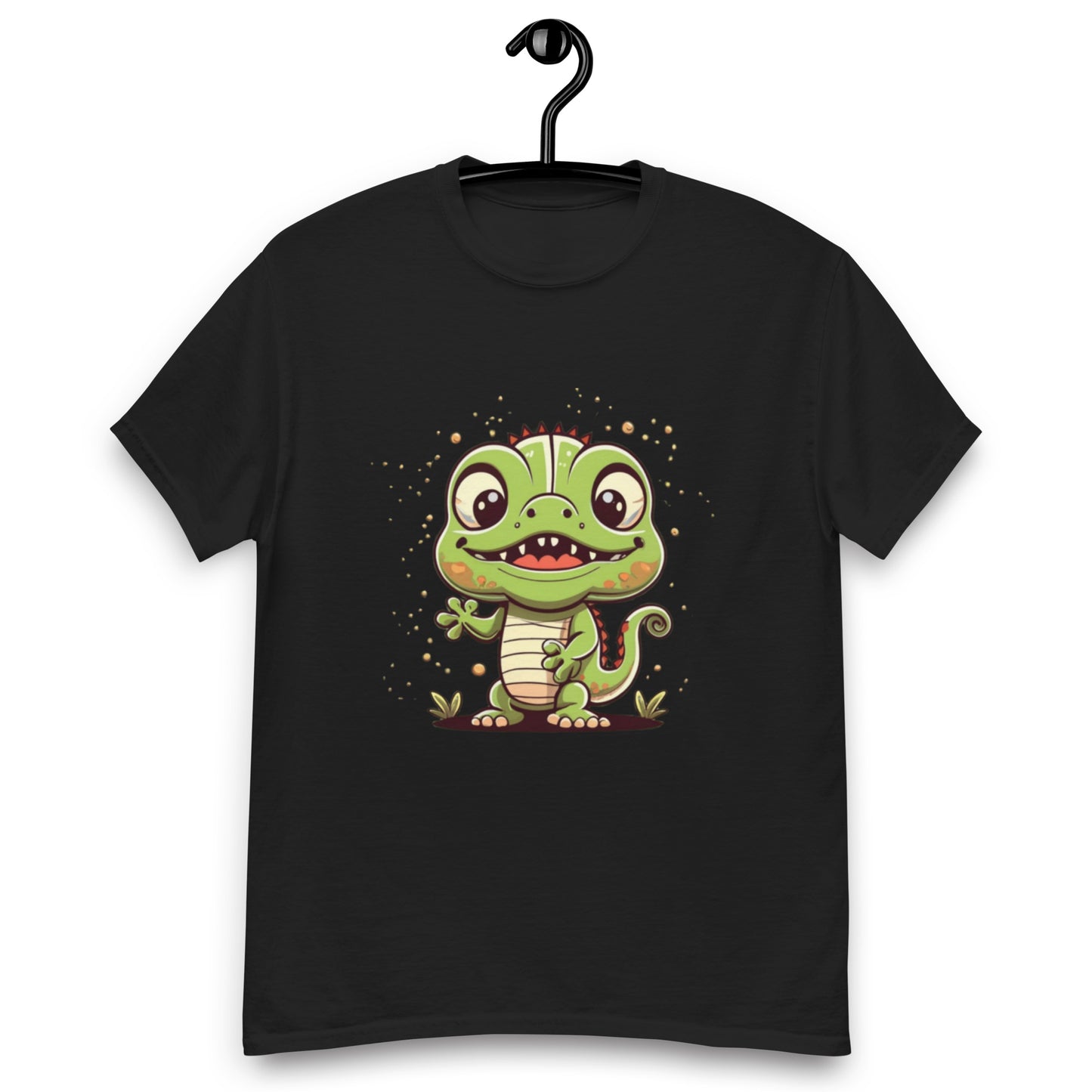 Vibrant Green Lizard T-Shirt | Unique animal design