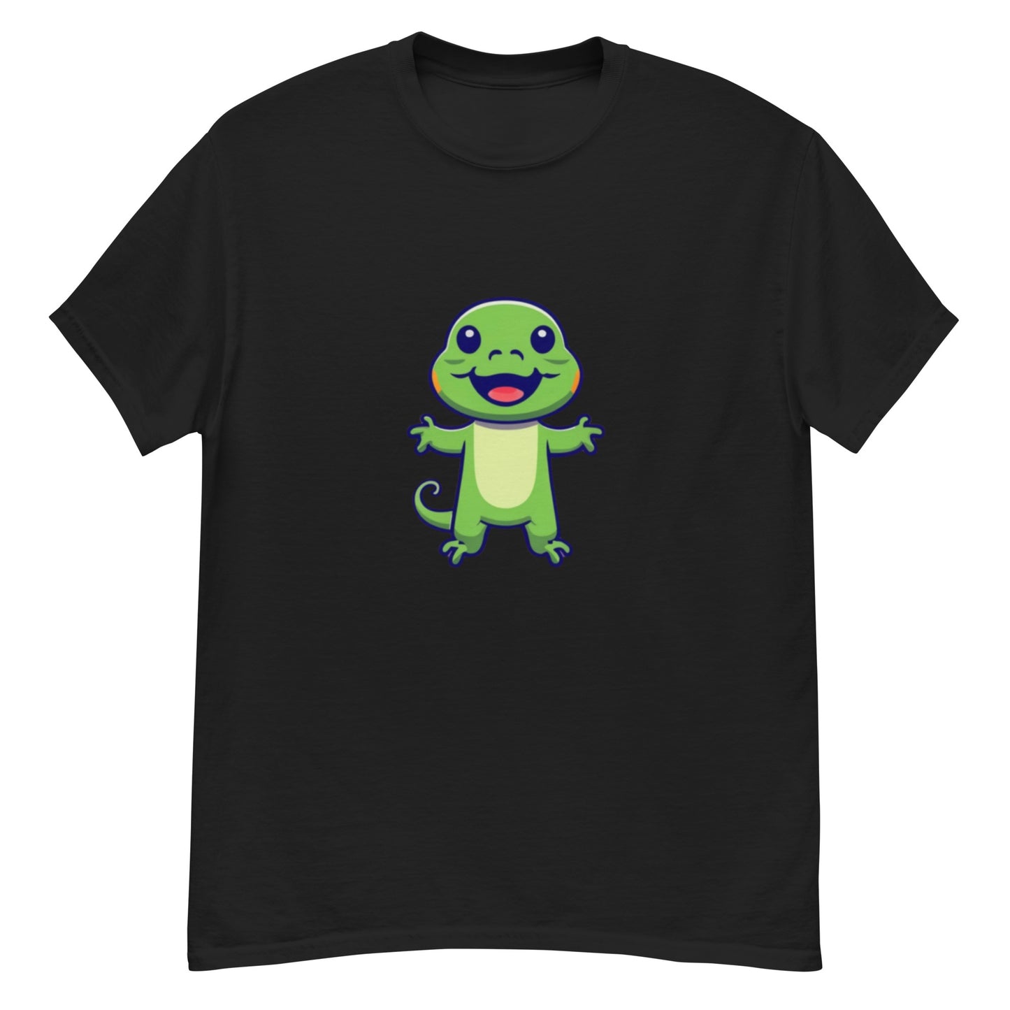 Green Little Lizard T-shirt | Unique animal design