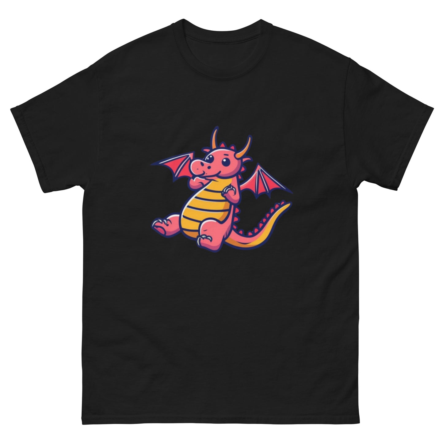 Gullig Tecknad Drake T-shirt