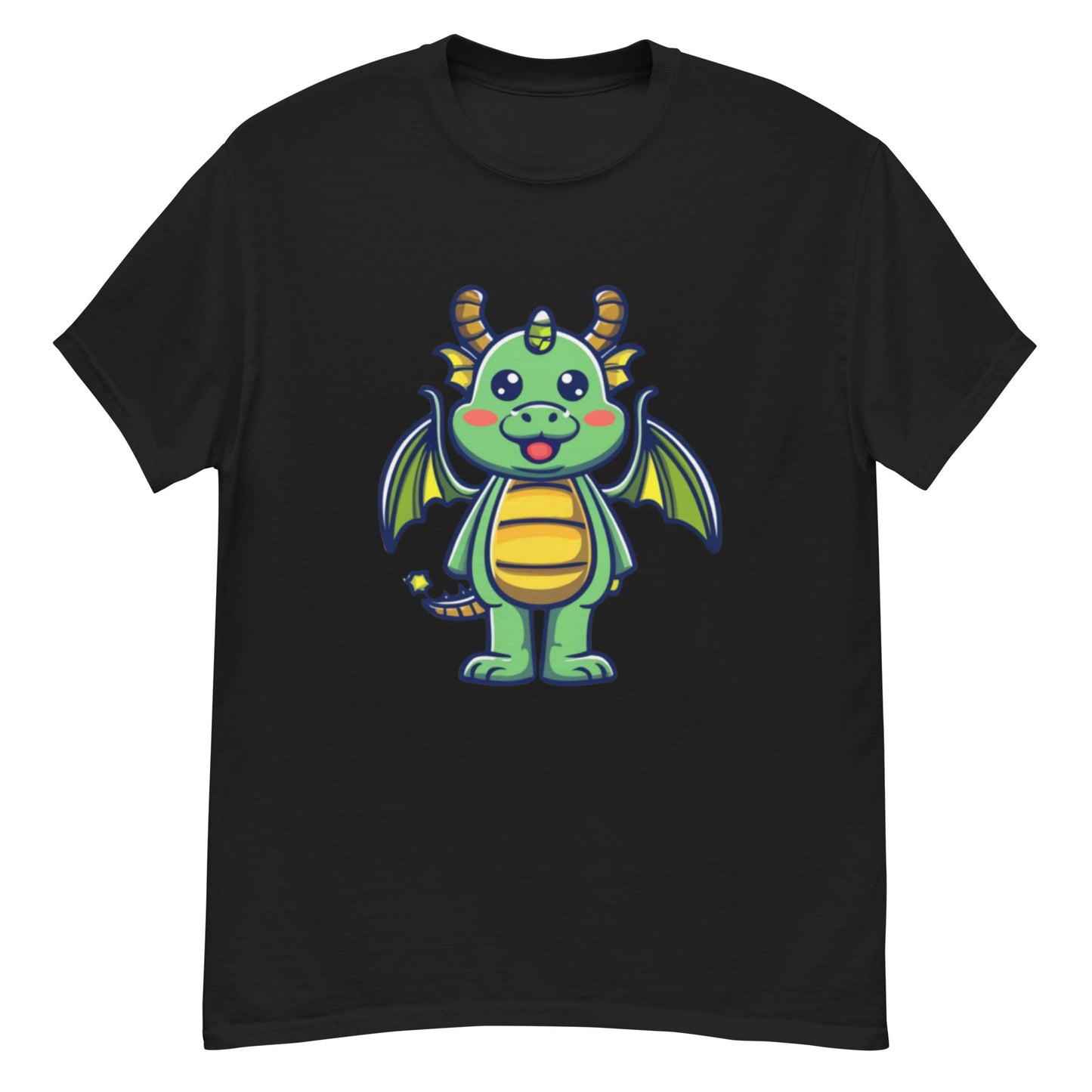 T-shirt Dragon with three horns | Playful and Unique Design