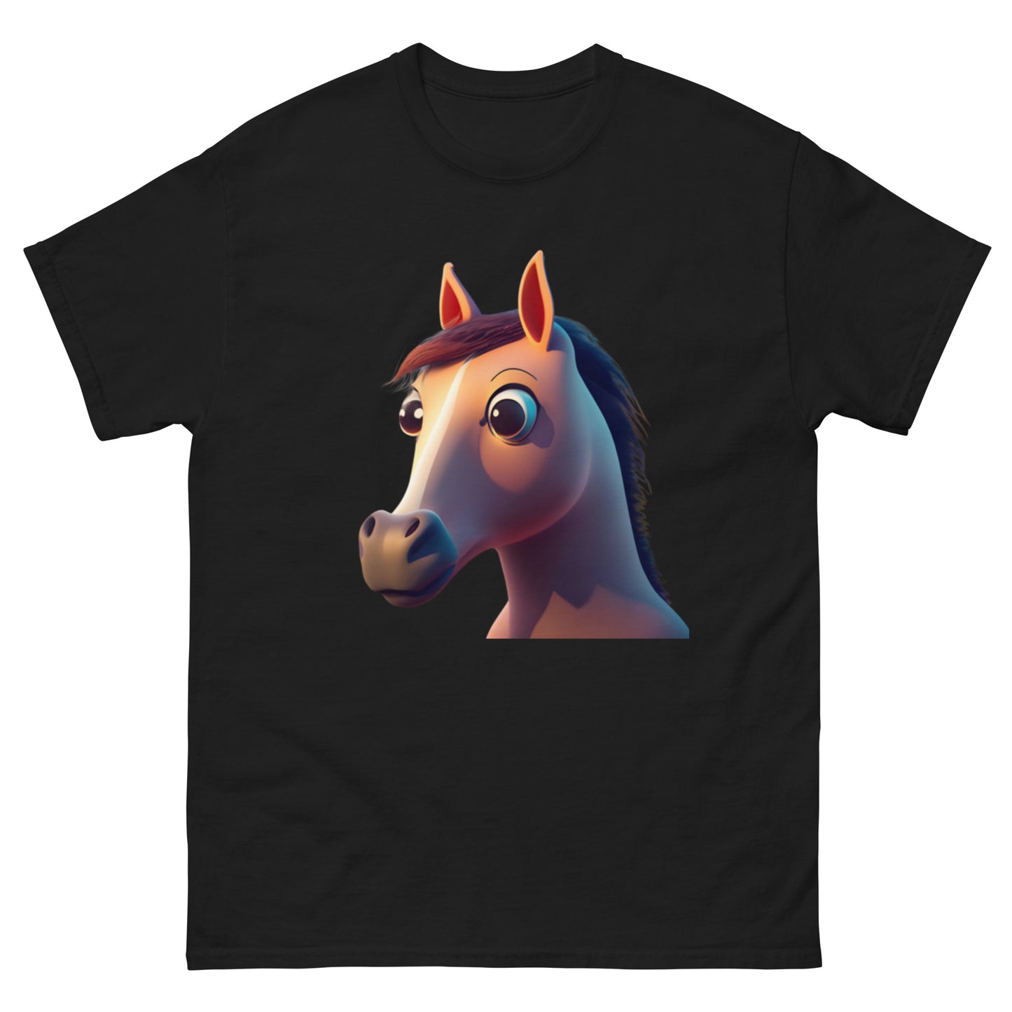 Realistic Horse T-shirt for Style and Charm!