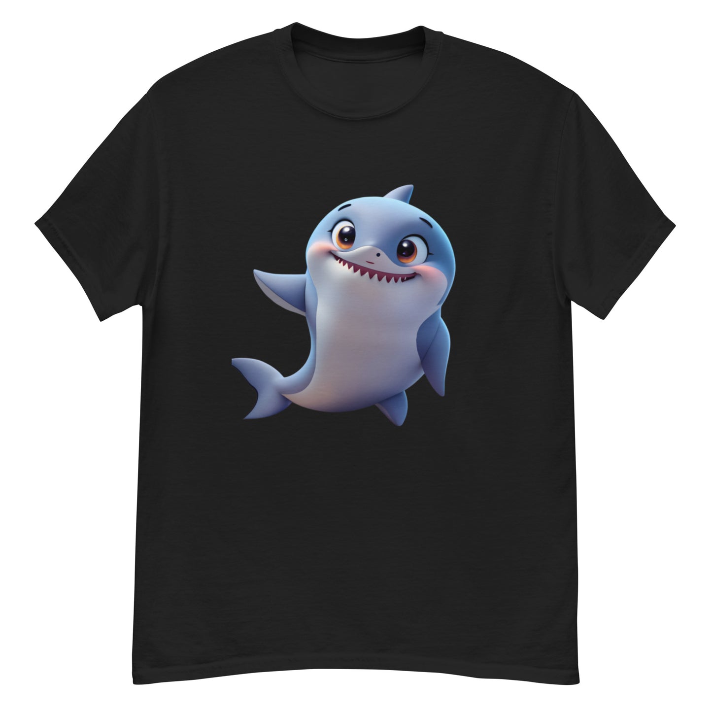 Animated Shark T-shirt in Cotton - Uniquely Designed