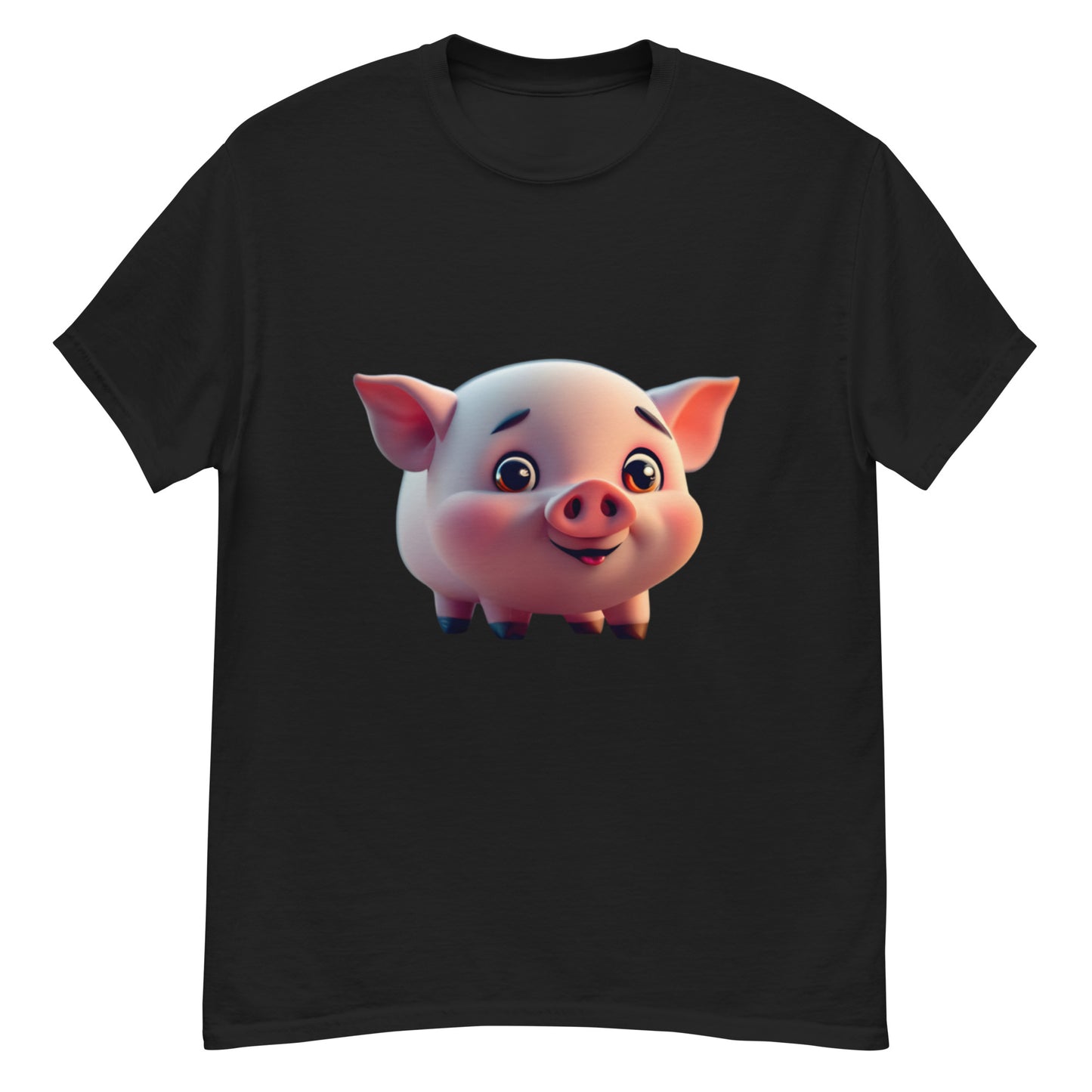 Funny Cartoon Pig T-Shirt - Spread Joy in Style!