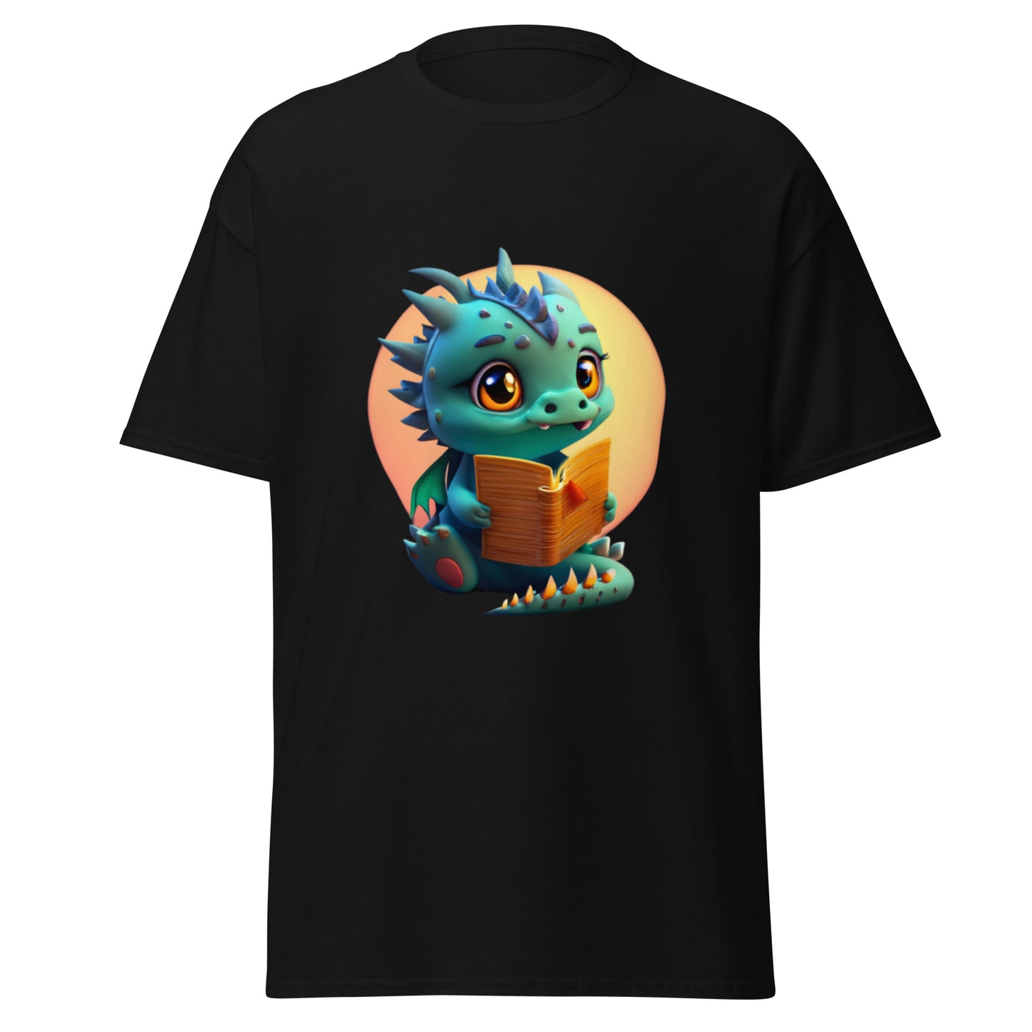 T-shirt Dragon with Book