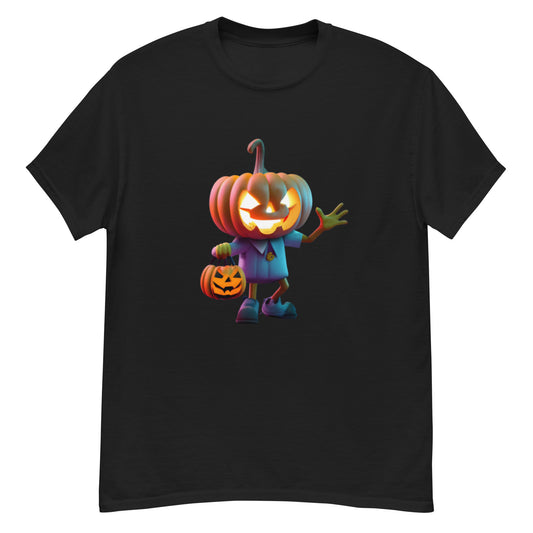 Stilren Halloween T-shirt med Halloween Gubbe