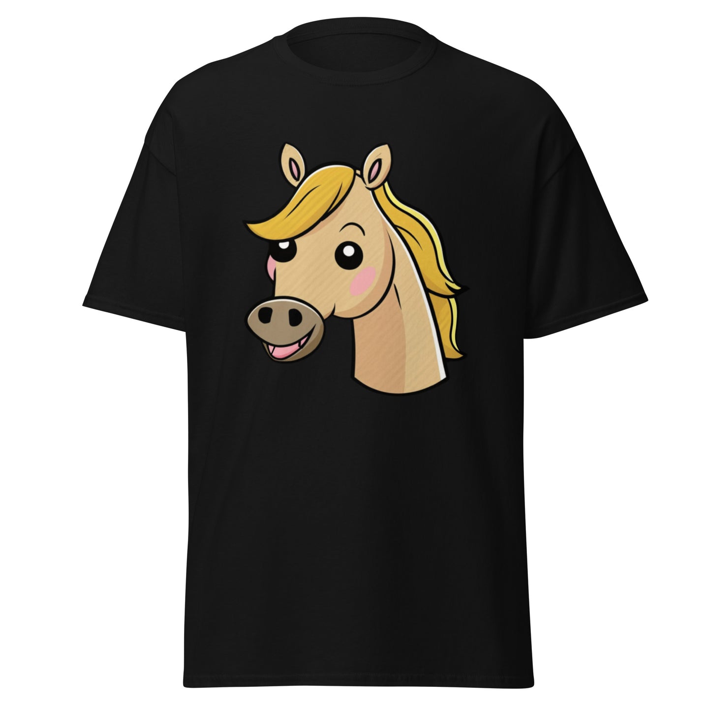 Elegant T-shirt with horse motif