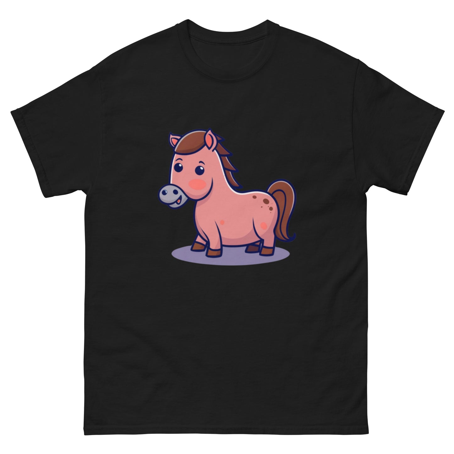 Stylish T-shirt with horse motif