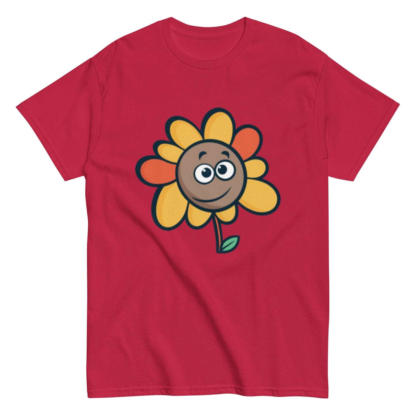 Colorful Animated Flower T-Shirt | Playful and Unique Design