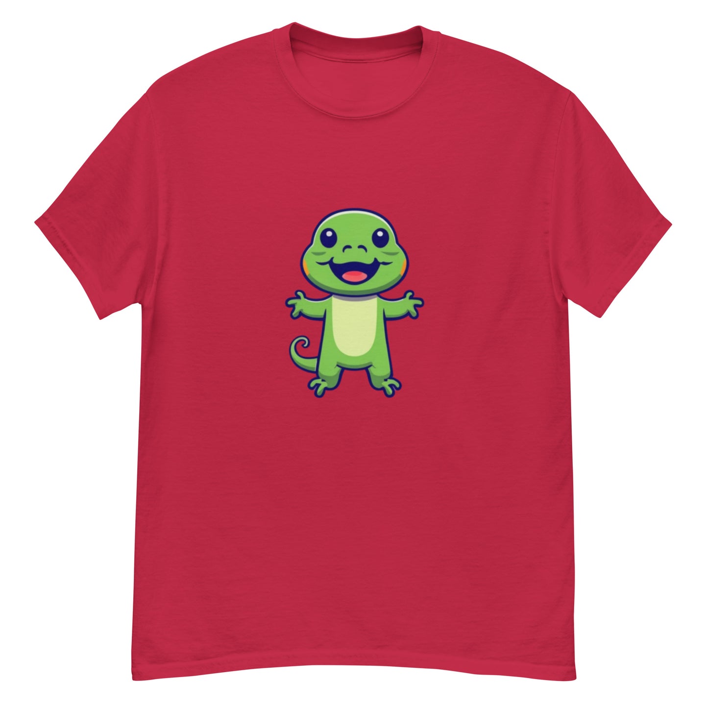 Green Little Lizard T-shirt | Unique animal design