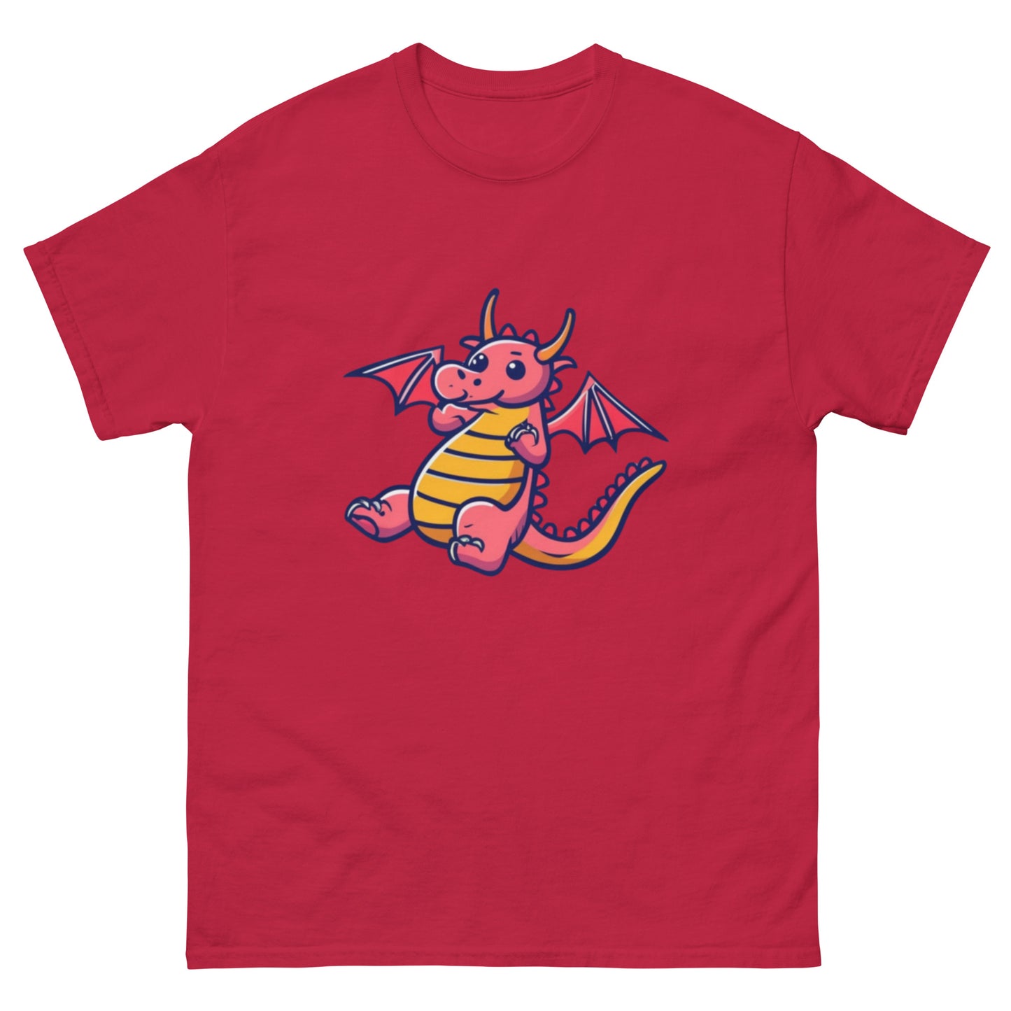Gullig Tecknad Drake T-shirt
