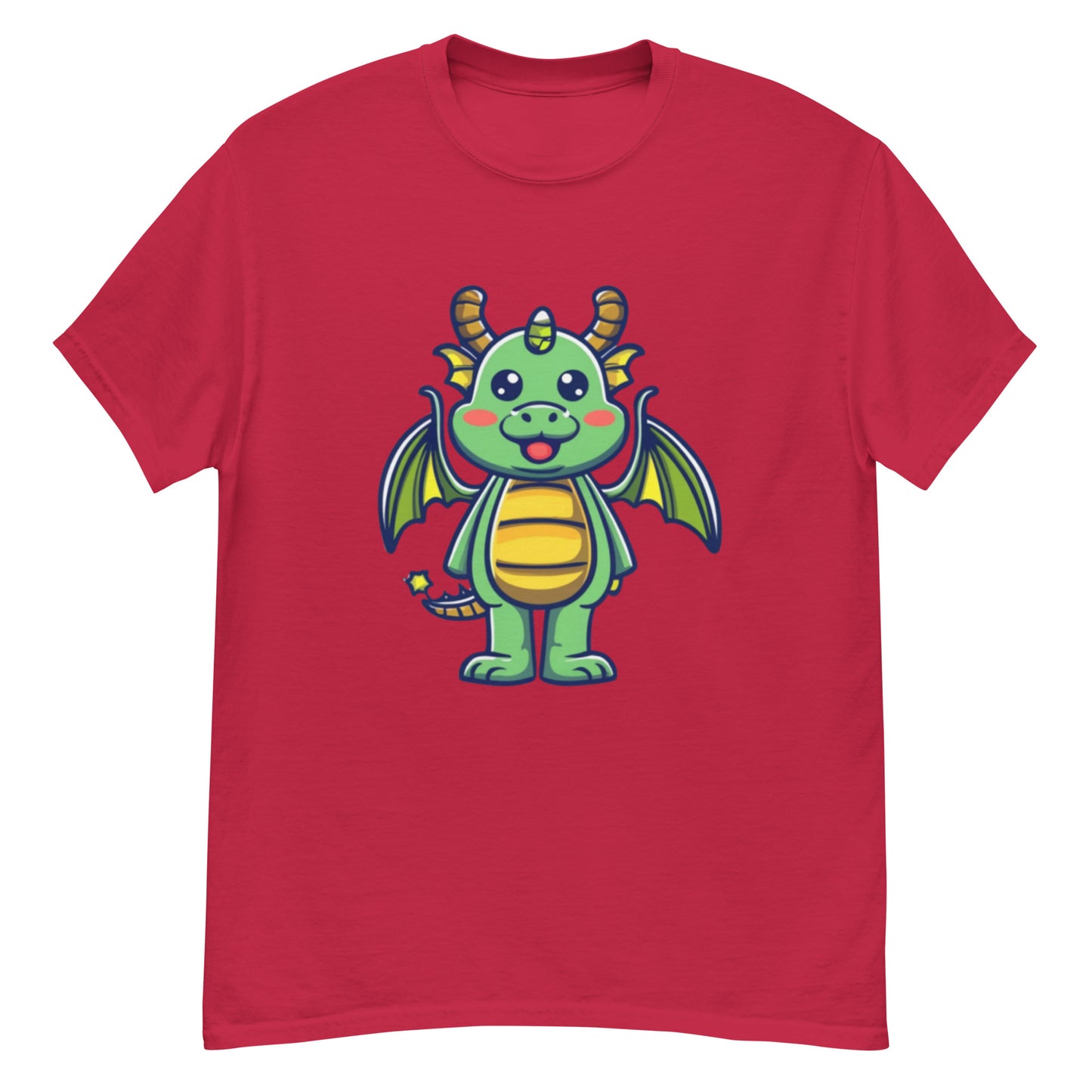 T-shirt Dragon with three horns | Playful and Unique Design