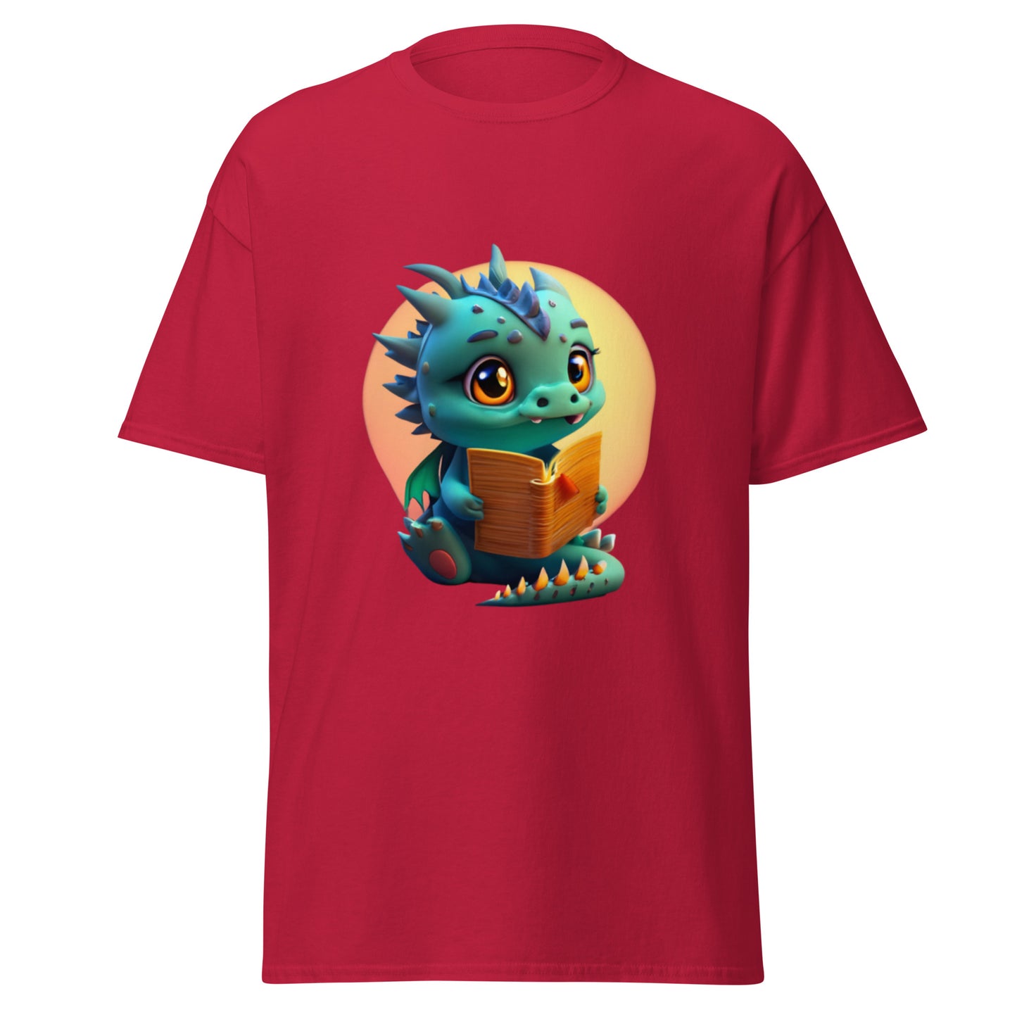T-shirt Dragon with Book