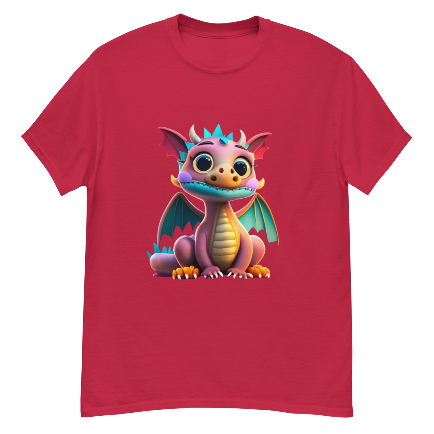 Rosa Drak-T-shirt