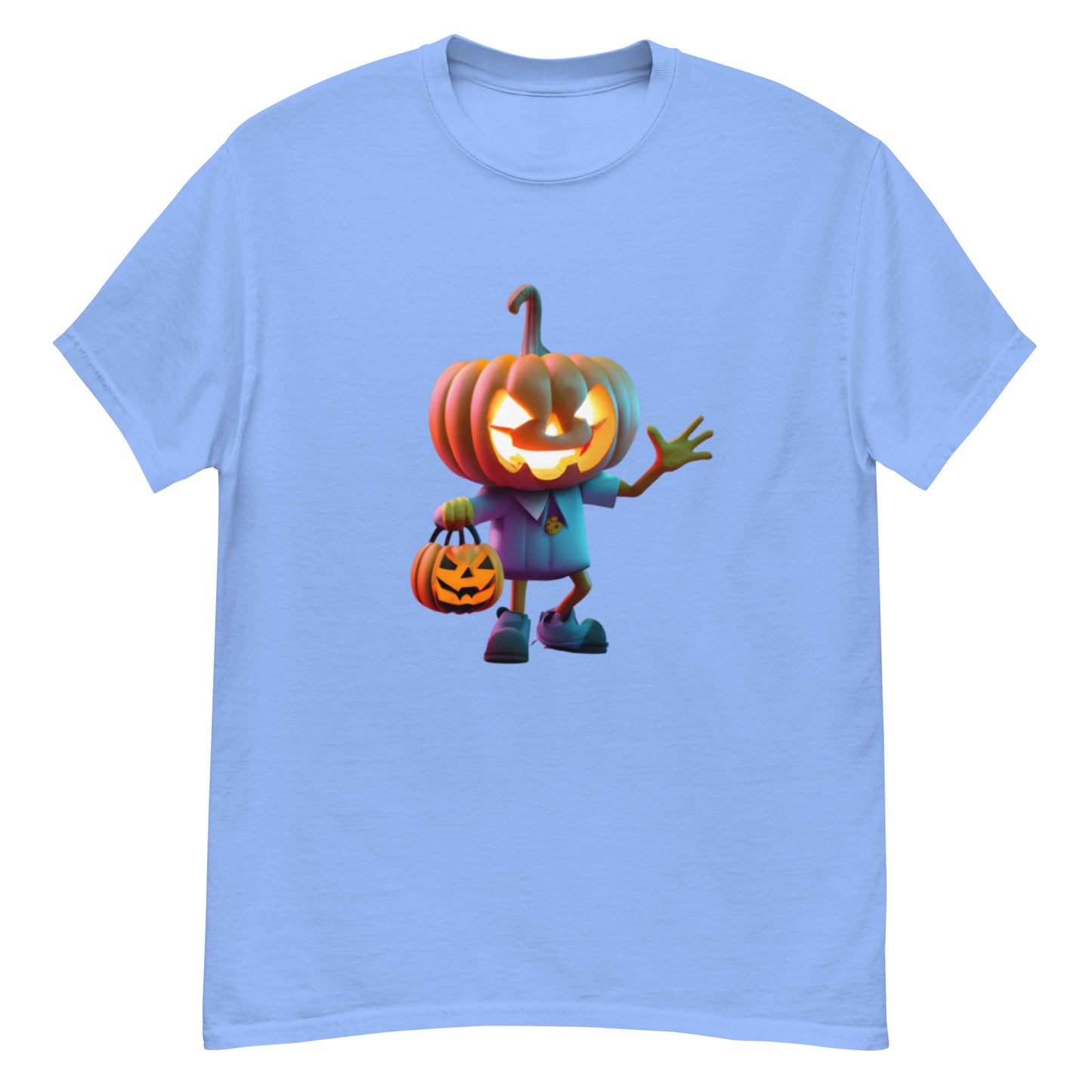 Stilren Halloween T-shirt med Halloween Gubbe