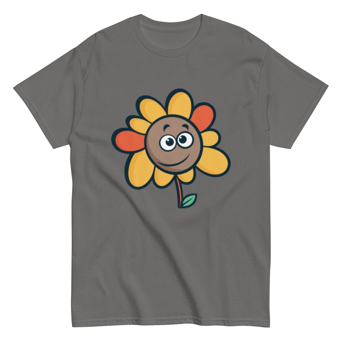 Colorful Animated Flower T-Shirt | Playful and Unique Design