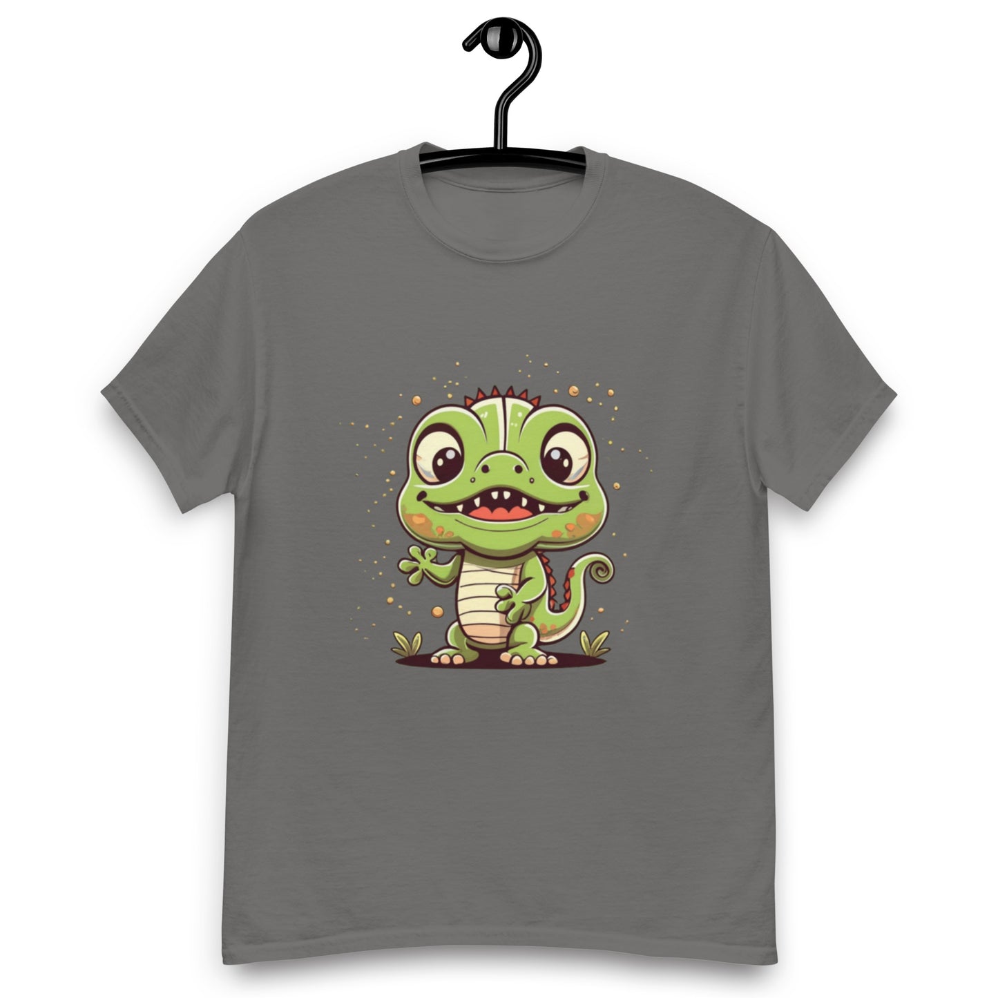 Vibrant Green Lizard T-Shirt | Unique animal design