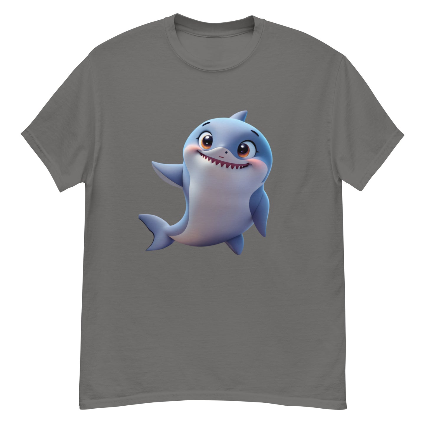 Animated Shark T-shirt in Cotton - Uniquely Designed