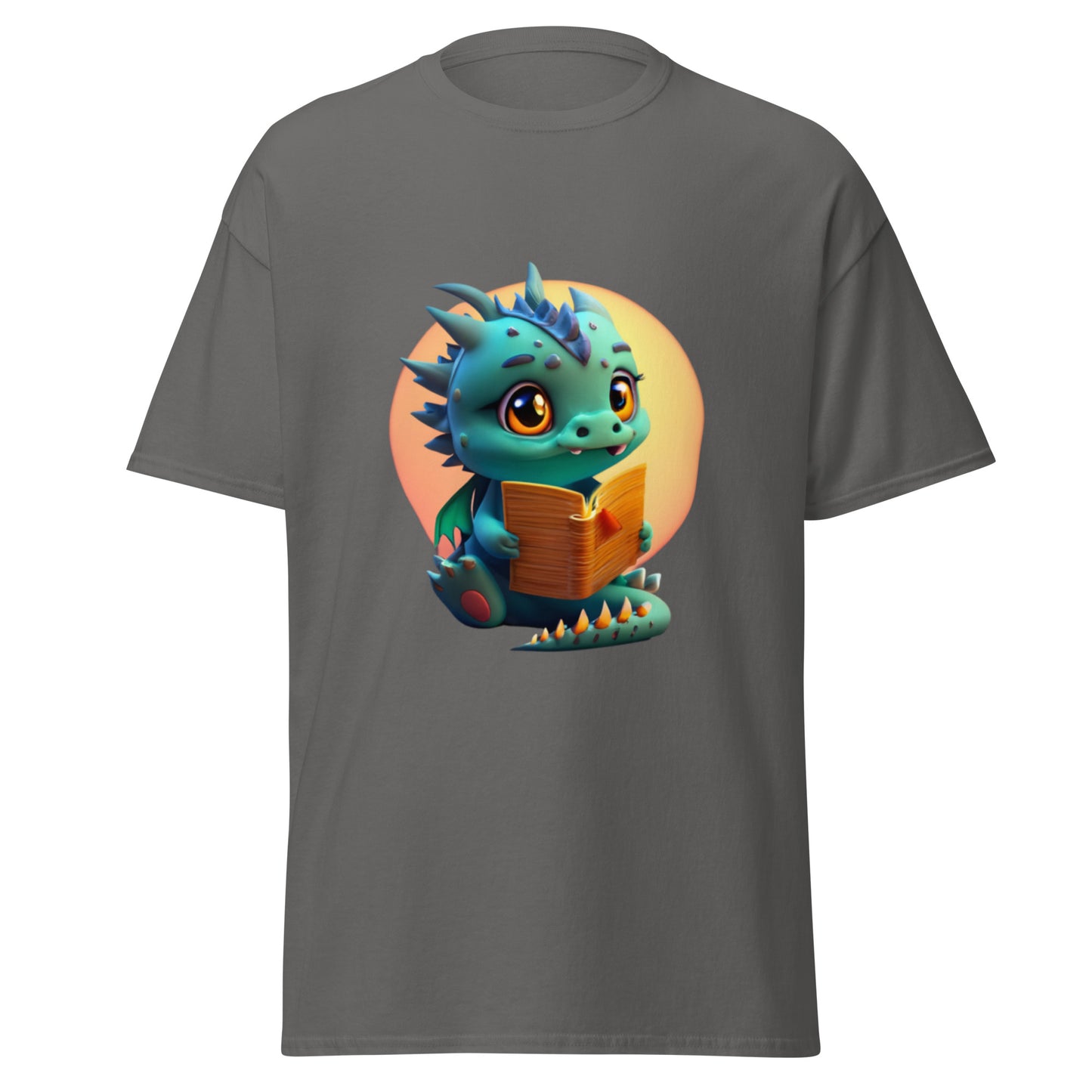 T-shirt Dragon with Book