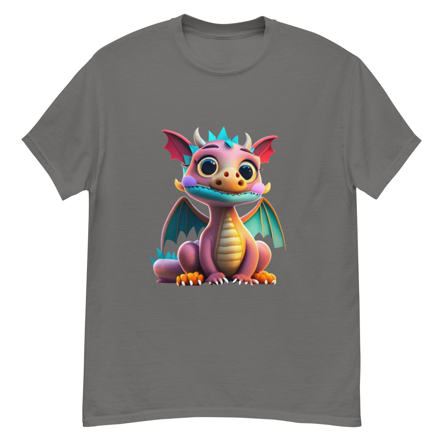 Rosa Drak-T-shirt