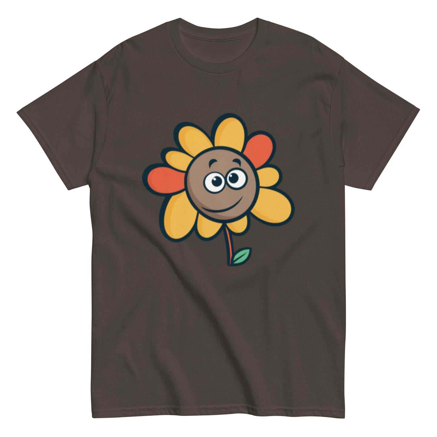 Colorful Animated Flower T-Shirt | Playful and Unique Design