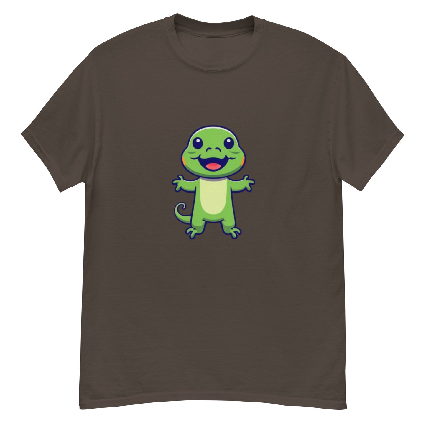 Green Little Lizard T-shirt | Unique animal design