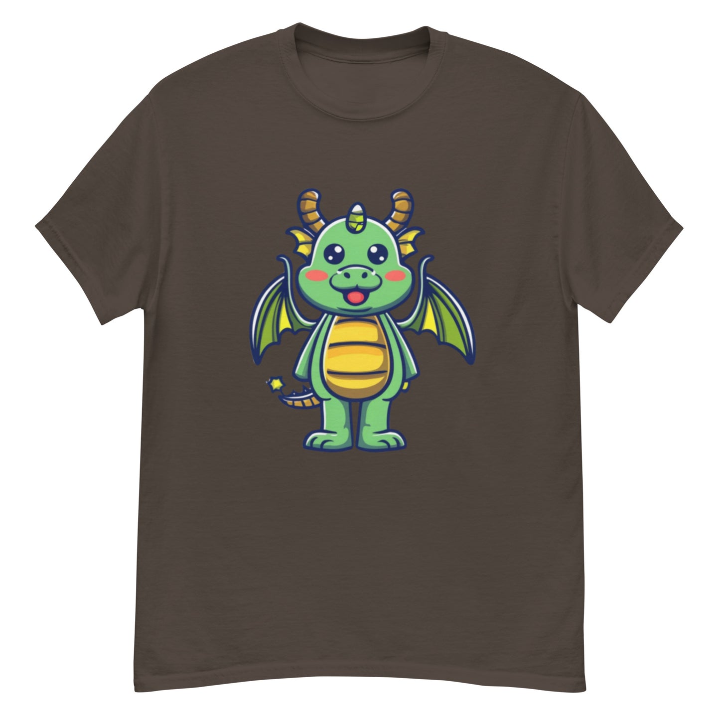 T-shirt Dragon with three horns | Playful and Unique Design