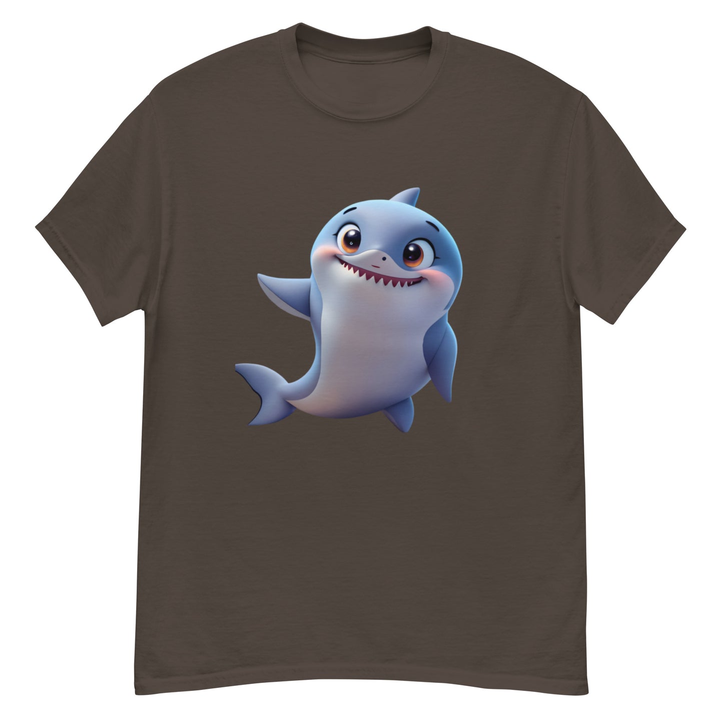 Animated Shark T-shirt in Cotton - Uniquely Designed