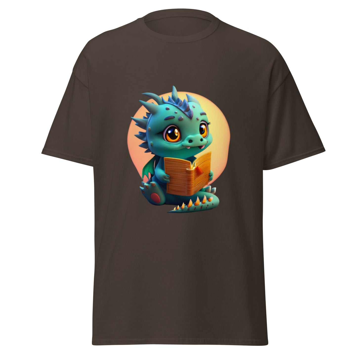 T-shirt Dragon with Book