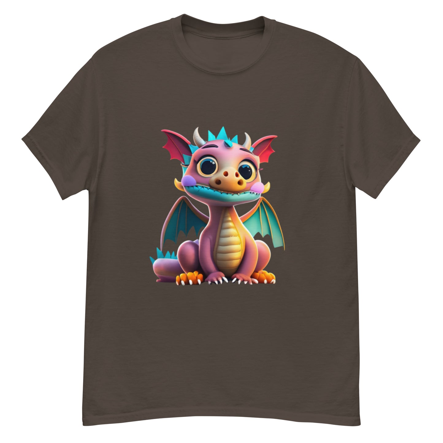 Rosa Drak-T-shirt
