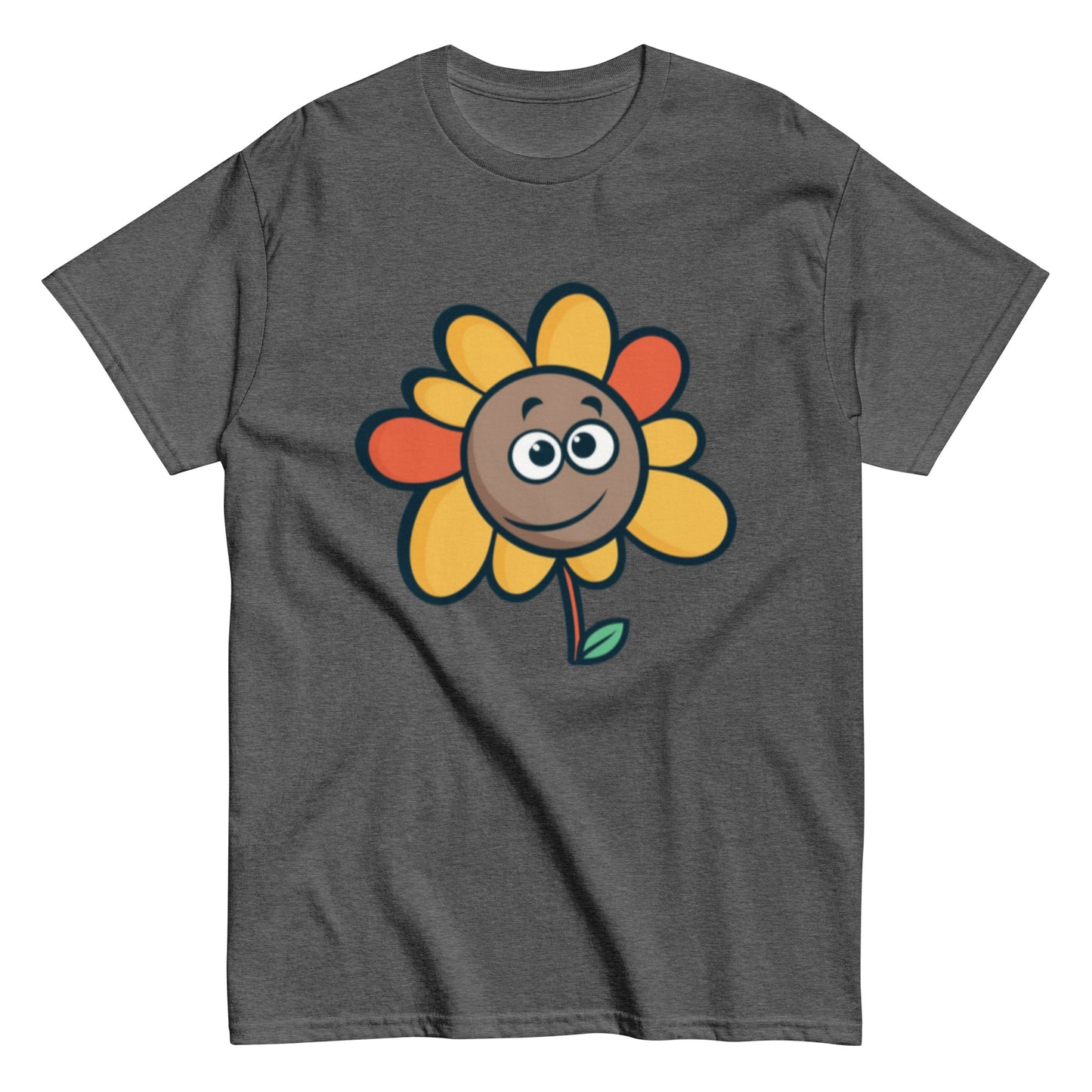 Colorful Animated Flower T-Shirt | Playful and Unique Design