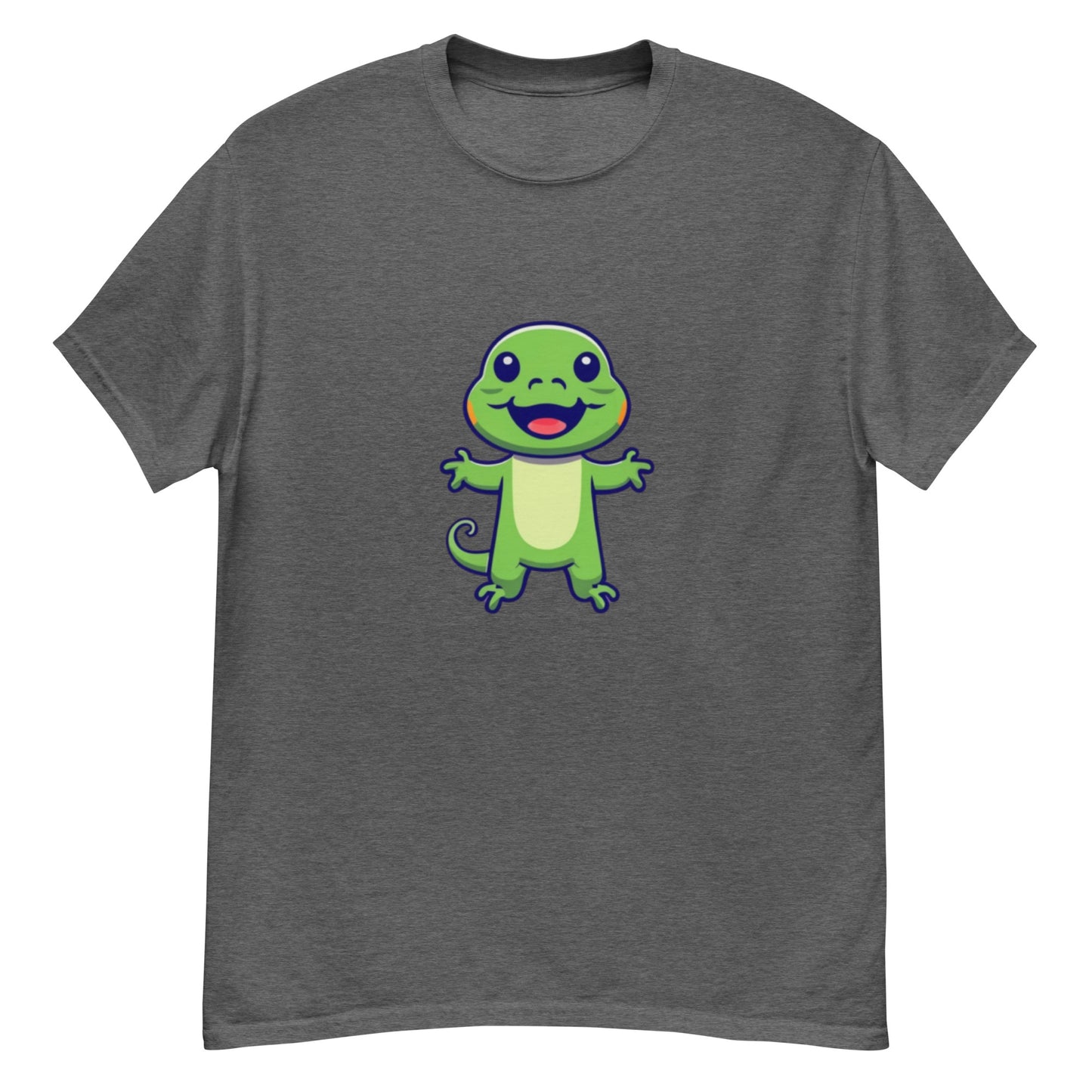 Green Little Lizard T-shirt | Unique animal design