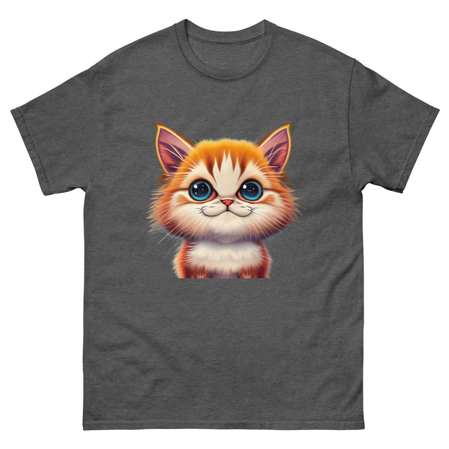 Cute Animated Cat T-Shirt | Playful Unique Design