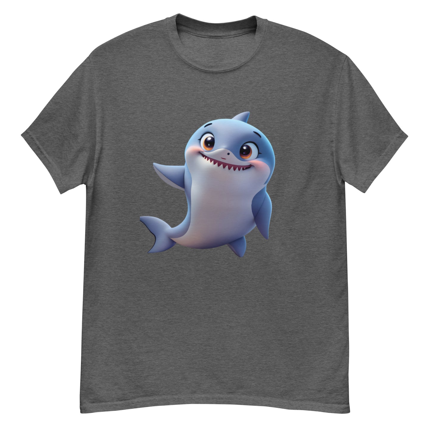 Animated Shark T-shirt in Cotton - Uniquely Designed