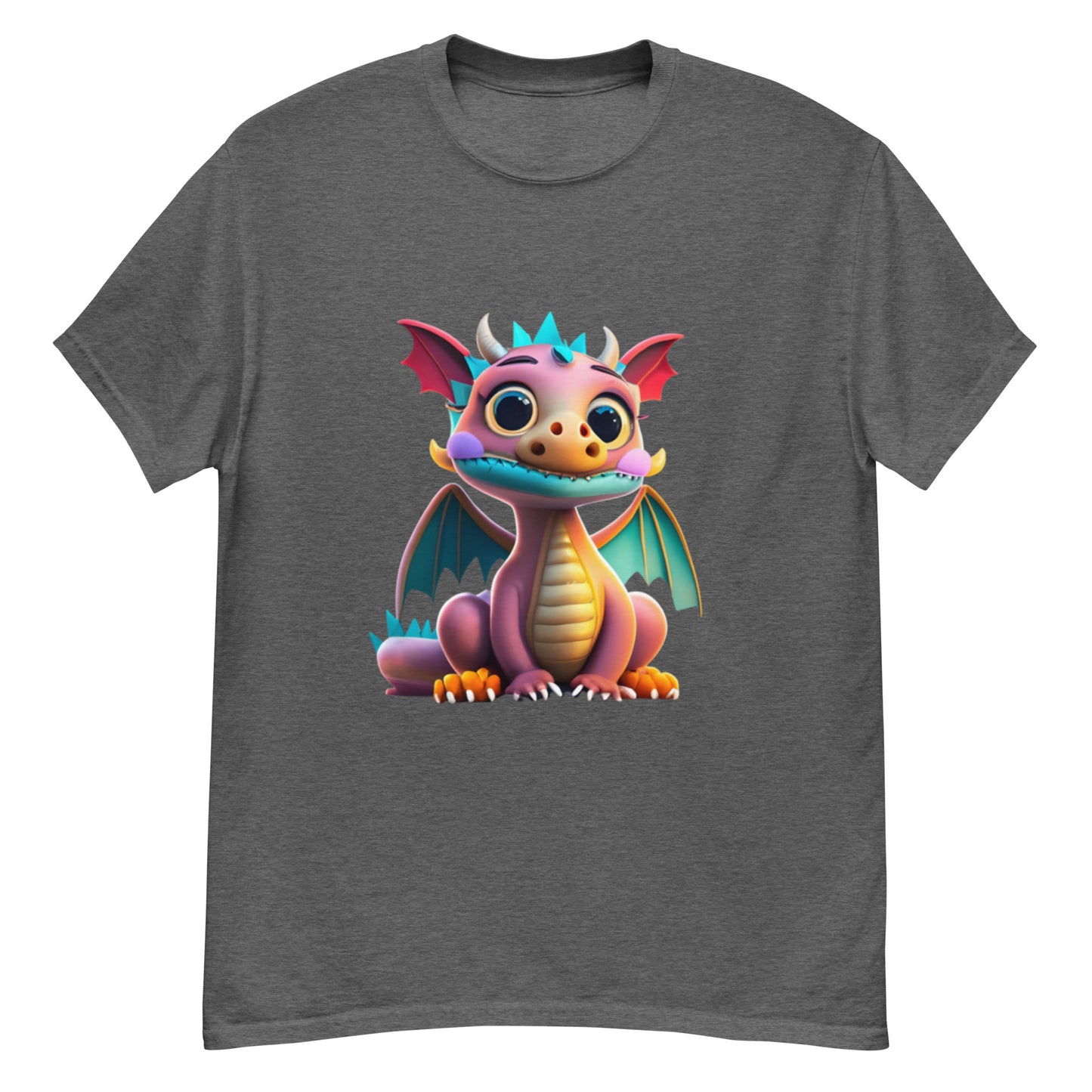 Rosa Drak-T-shirt