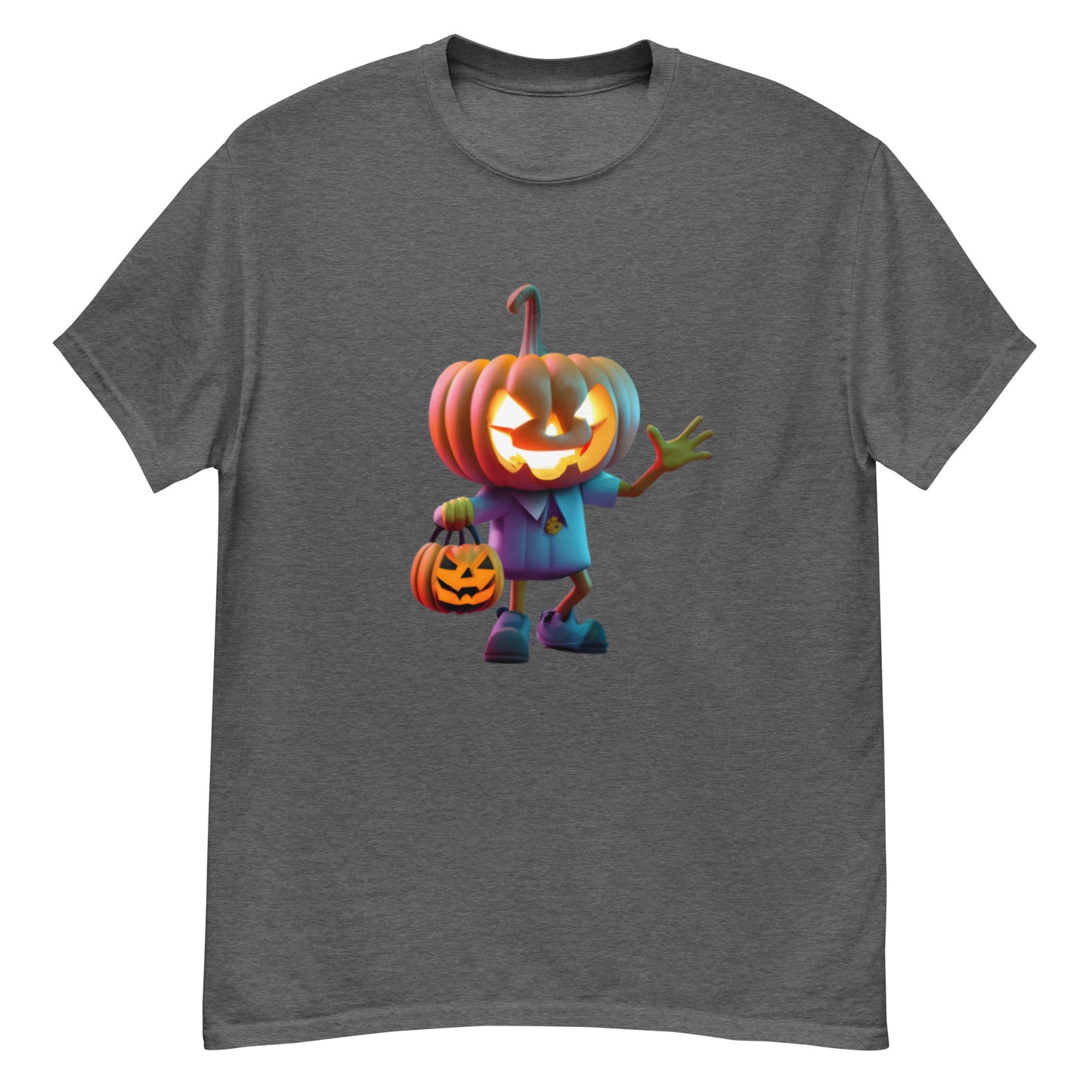 Stilren Halloween T-shirt med Halloween Gubbe