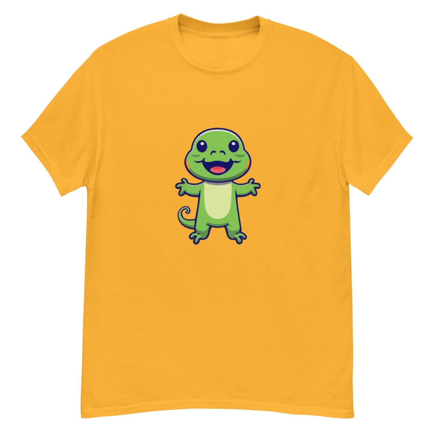 Green Little Lizard T-shirt | Unique animal design