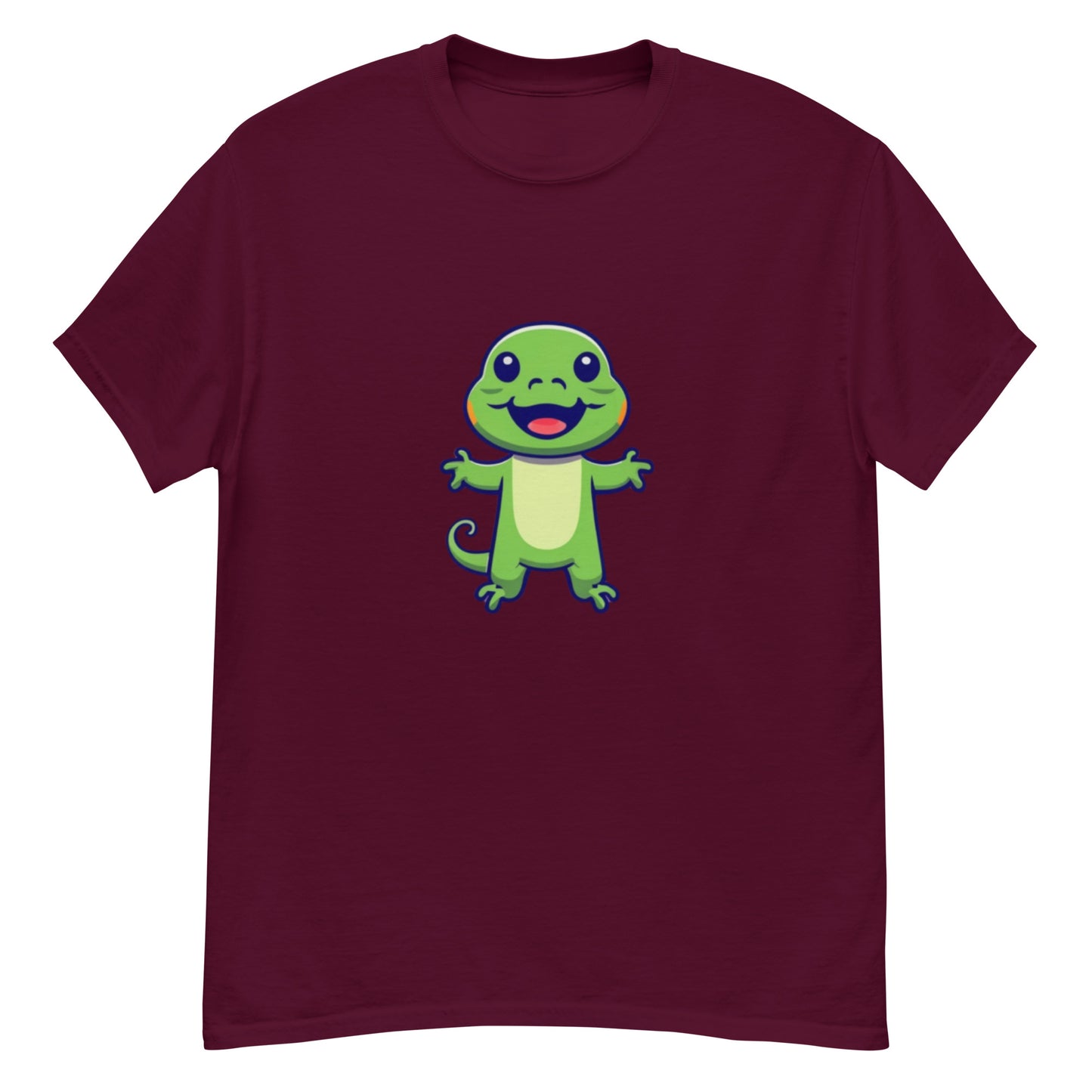 Green Little Lizard T-shirt | Unique animal design