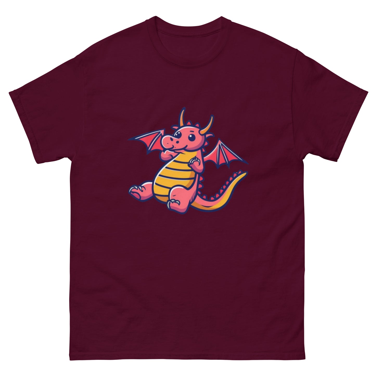Gullig Tecknad Drake T-shirt