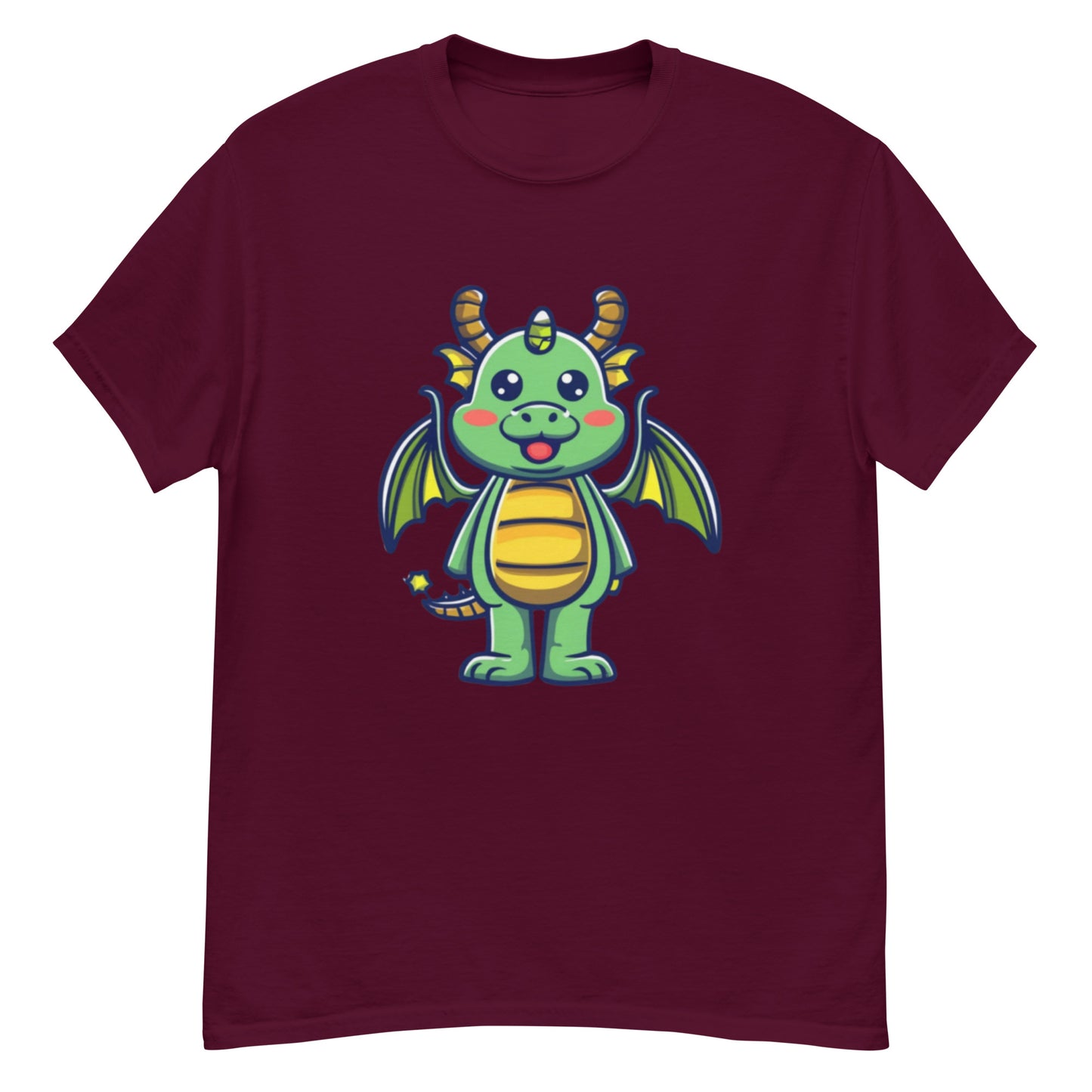 T-shirt Dragon with three horns | Playful and Unique Design