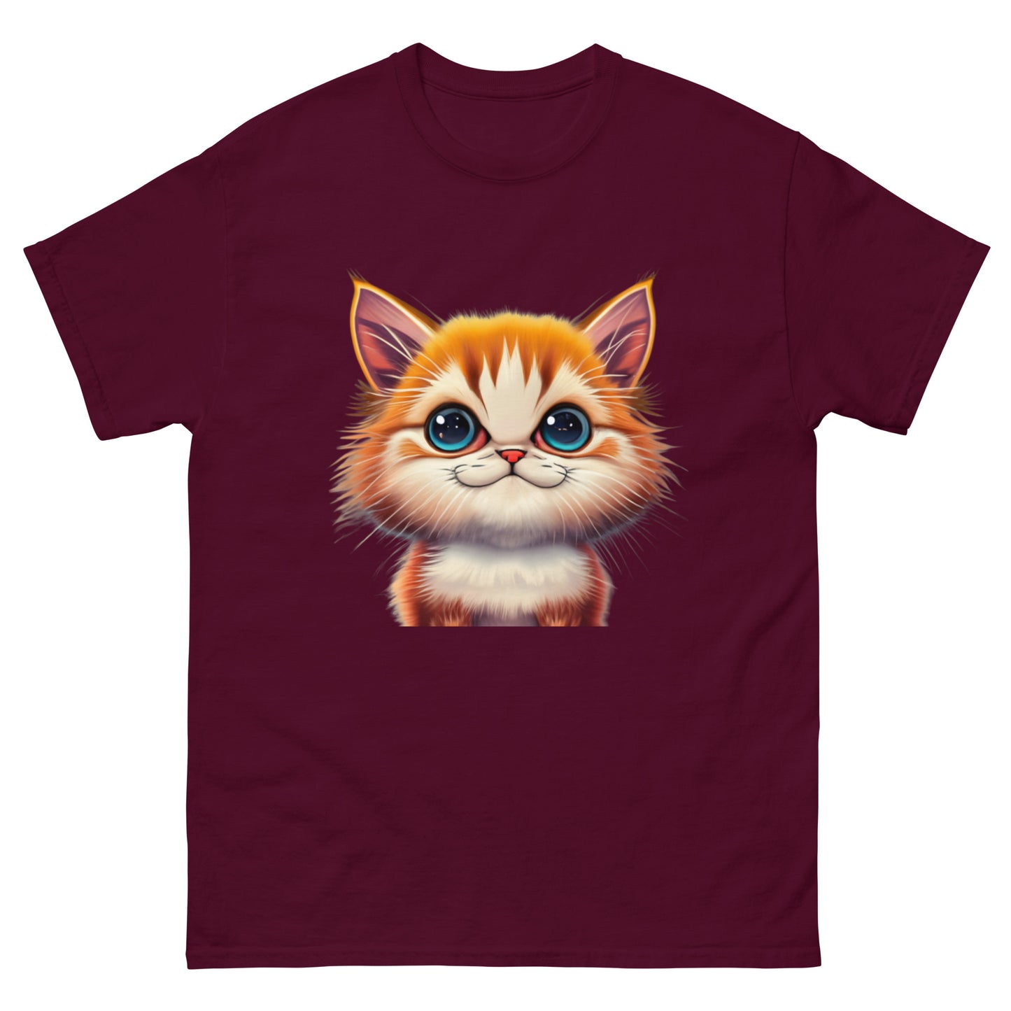 Cute Animated Cat T-Shirt | Playful Unique Design