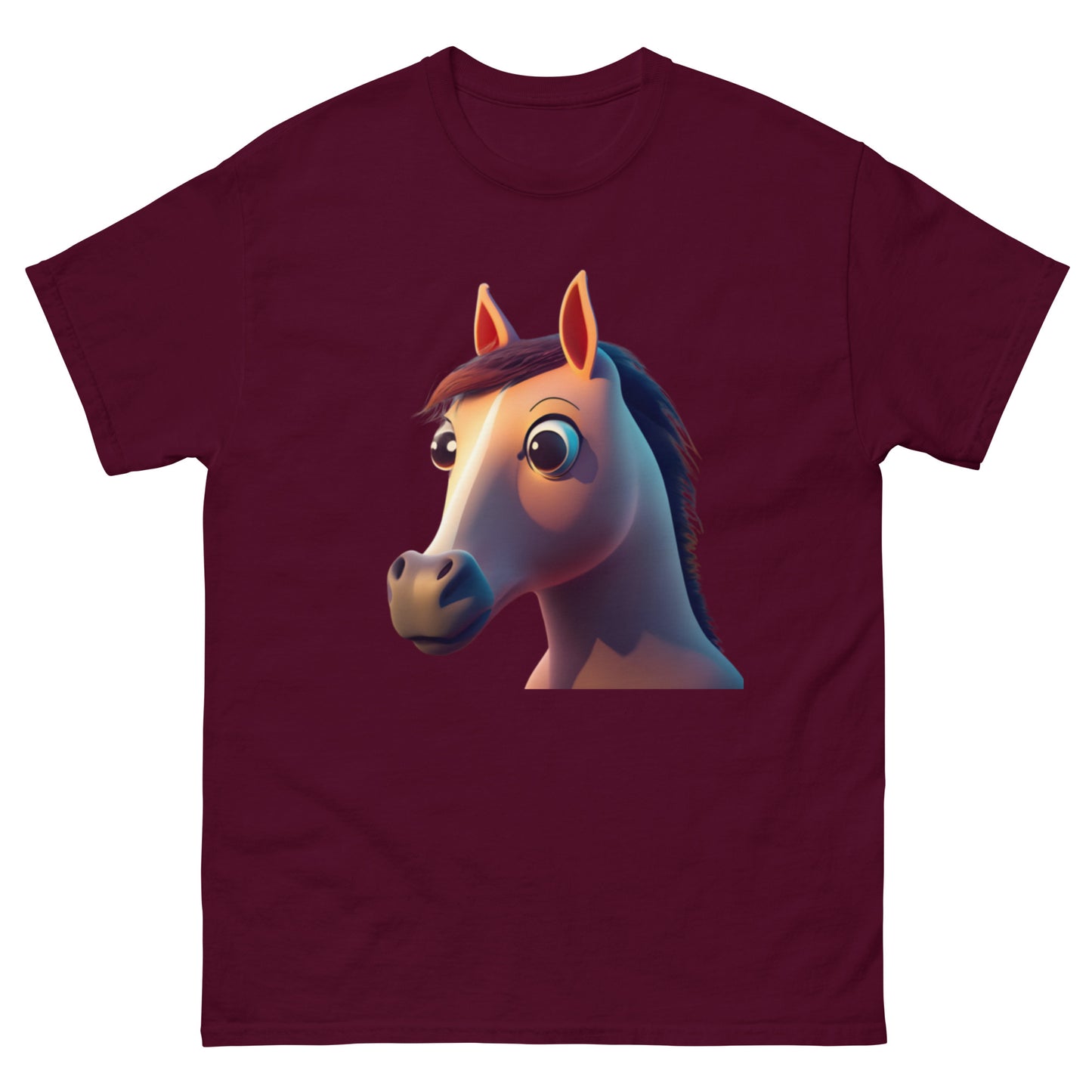 Realistic Horse T-shirt for Style and Charm!